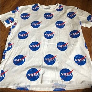 NASA all over xl t-shirt retro look space rock